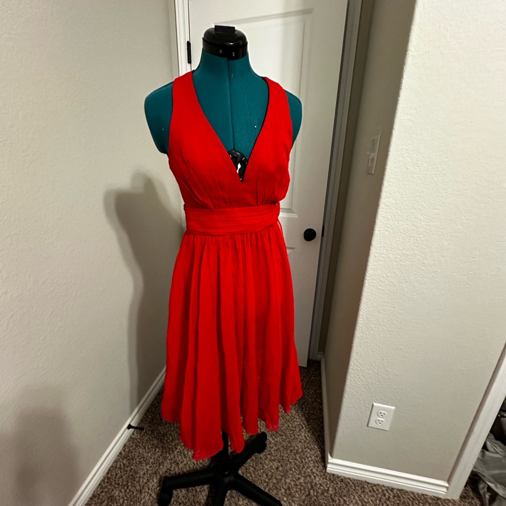 Red dress size s